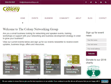 Tablet Screenshot of colonynetworking.co.uk